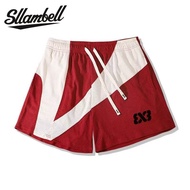 SLLAMBELL Shorts 3X3 Basketball Pants Loose American Street Wear Training Speed