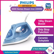 Philips Steam Iron 2600W [ DST3040 / DST5040 ] Steam Iron 2200W [ DST3020 ] [GC2998 /86 GC2998/86 ]