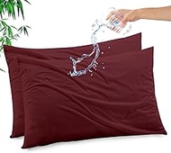 Gogreen Bamboo Rayon Waterproof Pillow Protector, Breathable Pillow Cover, Cooling Pillow Case Prote