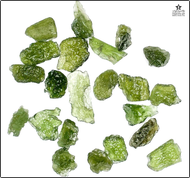 [llesd] Moldavite Czech Meteorite Impact Glass Rough Stone Crystal Energy Stone