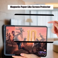Magnetic Paper Like Film For Samsung Galaxy Tab S9 FE Plus S8 Plus S8+ 12.4'' 11'' S7+ S7 FE S6 Lite A9 A8 Removable Drawing Screen Protector