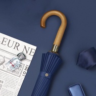 Large 24K Rain Umbrella Men Windproof Wood Long Handle Business Umbrella for Man Resistant Japanese 