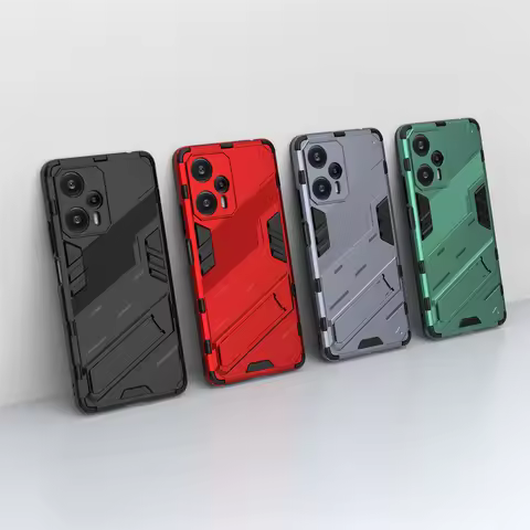 For Poco F5 Cover Case Xiaomi Poco F5 Capas Phone Bumper Back Armor Kickstand Shockproof Holder Prot