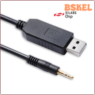 CP2102 USB PQAVB USB RS232อนุกรมเป็น2.5มม. ปลั๊ก TRS สำหรับ ICOM IC-2820H ID-31A ID-51A ID-51E ID-88