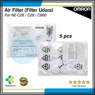 Omron Spare Part Air Filter Nebulizer/Air Filter for (NE-C28/C29/C900)/Air Filter nebuliser @5pcs/pack