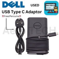 DELL ((USED)) DA130PM170 130W USB-C Power Adapter / Pengecas Asli USB-C 130W DA130PM170