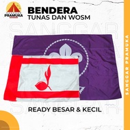 Shoot Flag PRAMUKA Flag/ PRAMUKA World Scout Flag/ WOSM Flag/