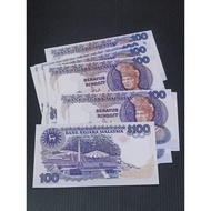 Malaysia Siri 6th RM100 Copy Banknote Wang Lama Palsu 仿