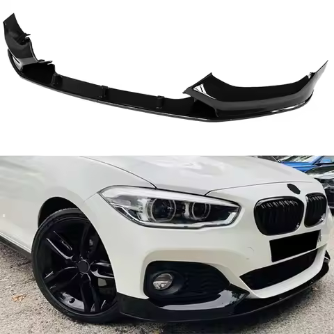 4X 2015 To 2019 For Bmw F20 F21 118i 120d 120i M135i M140i Lci M-Sport Front Bumper Lip Spoiler Diff