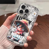 Pirate King Phone Stand Phone Case Compatible for IPhone 7 XR 6s 6 8 Plus 14 11 13 12 Pro Max X XS Max SE 2020 Creative wave cream phone case
