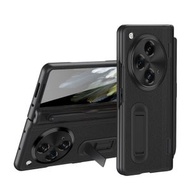 全城熱賣 - 適用於 OPPO Find N3 殼膜一體中軸皮紋防摔手機殼 含筆（黑色）