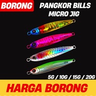 Borong【MJ005】Mikro Jig Umpan Jigging 5g/10g/15g/20g Micro Jig Metal Jig FIshing Jigging Lure Fast Ji