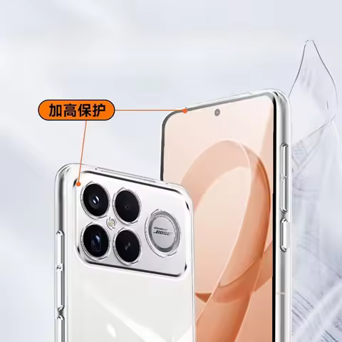 Ultra Thin Clear Phone Case For Xiaomi Redmi K90 Pro Max Soft TPU Silicone Cases Back Cover for Redm