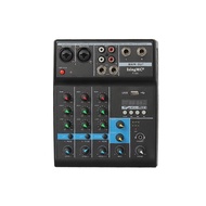 F-4A 4-Channel Audio Mixer Usb Sound Mixing Conso Input