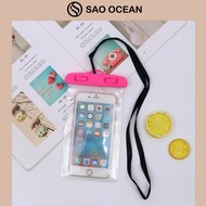 Waterproof phone bag with neck strap, high quality ABS plastic beach phone case Sao Ocean - TCN110