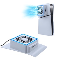 RGB Side Face Plate Cooling Fan with Light for PS5 Slim