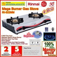 Rinnai Gas Cooker RI-522MM Mega Burner Table Top Gas Stove - 4.8kW