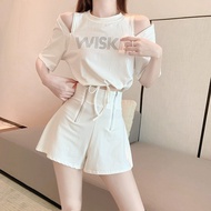Chic Streetwear Two-Piece Set - Trendy Summer Outfit