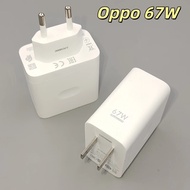 Original OPPO 67W Supervooc Charger EU US Fast Charging Power Adapter Usb Type C Cable For OPPO Reno