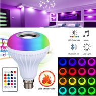 LED Colorful Music Light Smart Music Bulb E27APP with Remote Control Music Stage Light 26.6.15