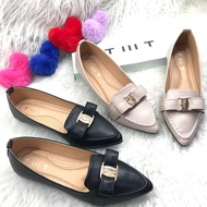 @gemilangshoes Flat shoes TMT Ribbon Logo / premium quality / imported women's shoes