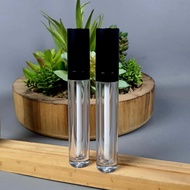 Lip Cream Bottle 4 Round List Black Matte Cap Empty Lip Cream Bottle/ Lip Tint Container/