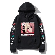 Anime Lycoris Recoil Hoodies Hoodie Sweet And Cafe Lyco Reco Springautumn Sweatshirt Harajuku Sudaderas Tee