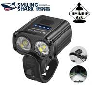 LUMINOUS ART QXD414 Bicycle Light 2*T6 3000L Superbright 5 Mode Type-C Rechargeable Bicycle Light wi