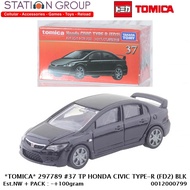 HONDA TOMICA TOMICA TOMICA TOMICA TOMICA TOMICA 297789 37 TP CIVIC TYPE-R (FD2) BLACKHONDA - DIECAST