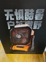 户外露營USB充电風扇及照明燈 10000mAh