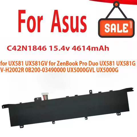 C42N1846 Laptop Battery for Asus UX581 UX581GV for ZenBook Pro Duo UX581 UX581GV-H2002R 0B200-034900