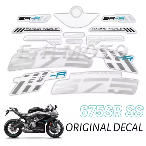 For CF 675SR 675SRR 675SS CF650-10 Nebula Black Car Decal Original Part Original Sricker Shell Guard