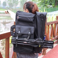 4 Open Black Painting Bag Painting Bag Art Art Exam Multifunctional Rainproof Chinese Painting Sketc