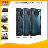 Latest Ringke POCO F2 Pro Redmi K30 Pro Fusion X Anti Crack Slim Military - Black