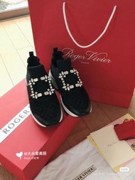 Roger Vivier 黑色帶鑽 運動鞋 現貨 size：37 38.5 💰6280