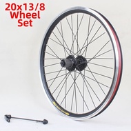 contrex | Disk Brake Dual Use Cassette Wheel Set 20 Inch 13/8