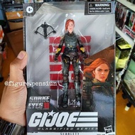 HASBRO GI JOE CLASSIFICATION SERIES SCARLETT GIJOE SNAKE EYES ACTION FIGURE