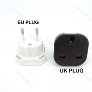 EU Universal Plug UK to EU Converter Euro Travel power supply Adapter AC 250V Charger EU Plug Britis
