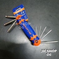 bộ lục giác xếp đầu bi Wadfow 8 chi tiết WHK2281 (1.5 - 8mm)