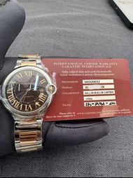 🔥🔥[現貨]Cartier Ballon Bleu 卡地亞藍氣球系列 W6920032 咖面羅馬 自動機械 2016年保卡 cartier/cartier watch/ball watch/carti