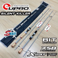 EUPRO SILENT KILLER 1PIECE DAN 2PIECE SPINNING / BAITCASTING (BC) FISHING ROD