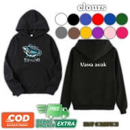 Channa FISH channa fish hoodie/ornamental fish channa hoodie sweater jacket/free name print