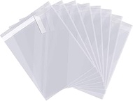 9 x 12 Inch Clear Cellophane Bags, 200ct Self-Adhesive Sealing Strip Treat Bags in Bulk, Plastic Cel