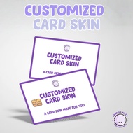 CUSTOMIZED Card Skin Sticker Decorative Sticker Photocard Collector Card Beep Fandom Alley