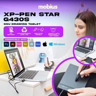 XP-Pen Star G430S Small & Compact 4" x 3" OSU Graphic Drawing Tablet Pad with P01 Passive Pen