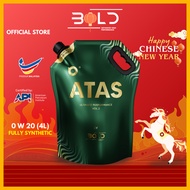 BOLD ATAS 𝕏 SIRIM [ OSP + PAO ] 0w20 4L Fully Synthetic Engine Oil Car API SP Minyak Hitam 0w-20 Enj