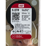 【READY STOCK】WD西部数据WD60EFRX 6T红盘NAS监控硬盘