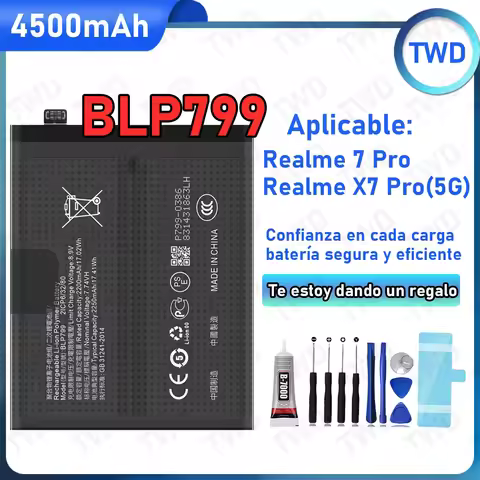 BLP799 Large capacity Battery For OPPO Realme 7 Pro/Realme X7 Pro 5G Batteries New High Quanlity+Fre