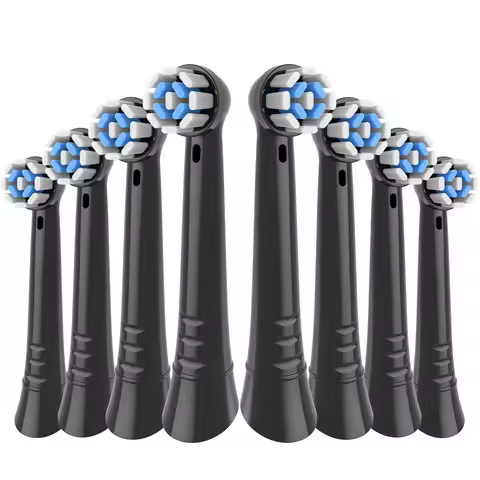 8 Pack Replacement Toothbrush Heads Compatible with Oral B iO, Brush Heads for Oral-B iO 2/3/4/5/6/7