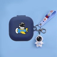 cartoon Keychian Case for Anker Soundcore AeroFit 2Pro /A10 X10 / Note 3S /3i/Life A1 Case Silicone 